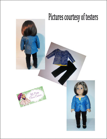 Mon Petite Cherie Couture 18 Inch Modern Quintessa 18" Doll Clothes Pattern Pixie Faire