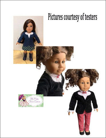 Mon Petite Cherie Couture 18 Inch Modern Quintessa 18" Doll Clothes Pattern Pixie Faire