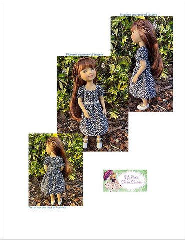 Mon Petite Cherie Couture Ruby Red Fashion Friends Yvonne 15" Doll Clothes Pattern For Ruby Red Fasion Friends Pixie Faire