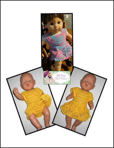 Mon Petite Cherie Couture Bitty Baby/Twin Fayola 15" Baby Doll Clothes Crochet Pattern Pixie Faire