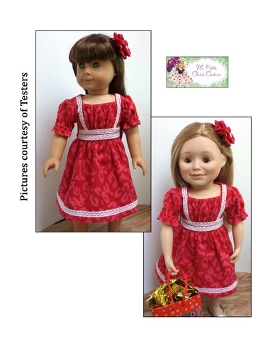 Mon Petite Cherie Couture 18 Inch Modern Yvonne 18" Doll Clothes Pattern Pixie Faire