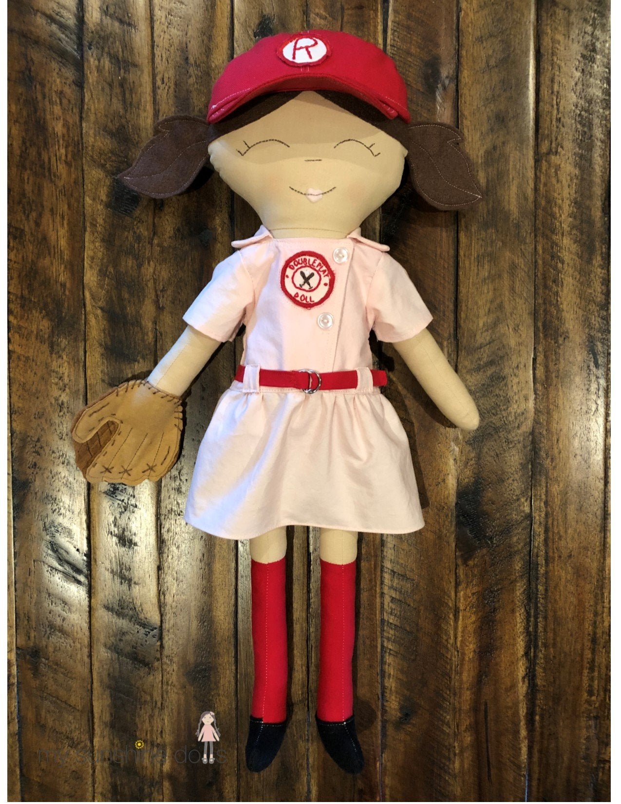 My Sunshine Dolls Cloth doll Double Play Doll 23" Cloth Doll Pattern Pixie Faire