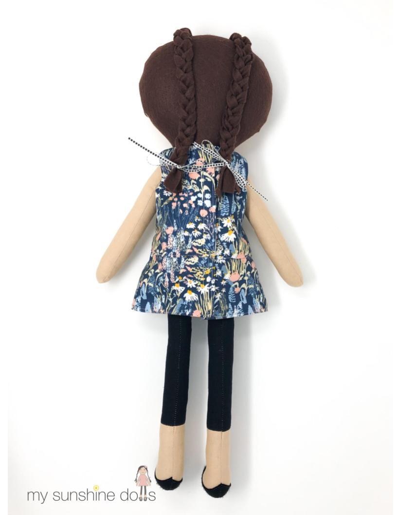 My Sunshine Dolls Cloth doll Odette Doll 23" Cloth Doll Pattern Pixie Faire