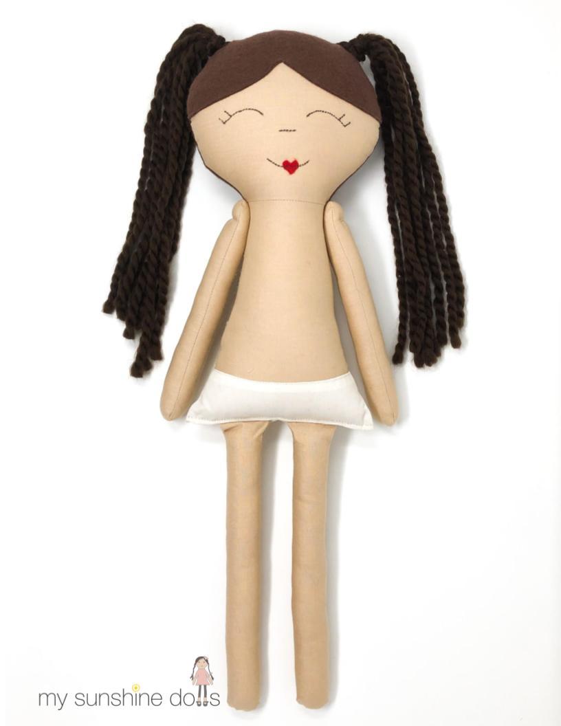 My Sunshine Dolls Cloth doll A Doll For All Seasons 23" Cloth Doll Pattern Pixie Faire