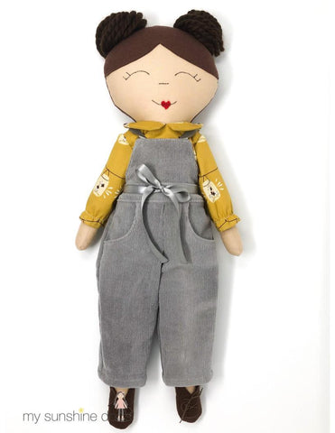 My Sunshine Dolls Cloth doll A Doll For All Seasons 23" Cloth Doll Pattern Pixie Faire