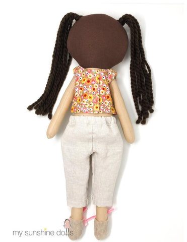 My Sunshine Dolls Cloth doll A Doll For All Seasons 23" Cloth Doll Pattern Pixie Faire
