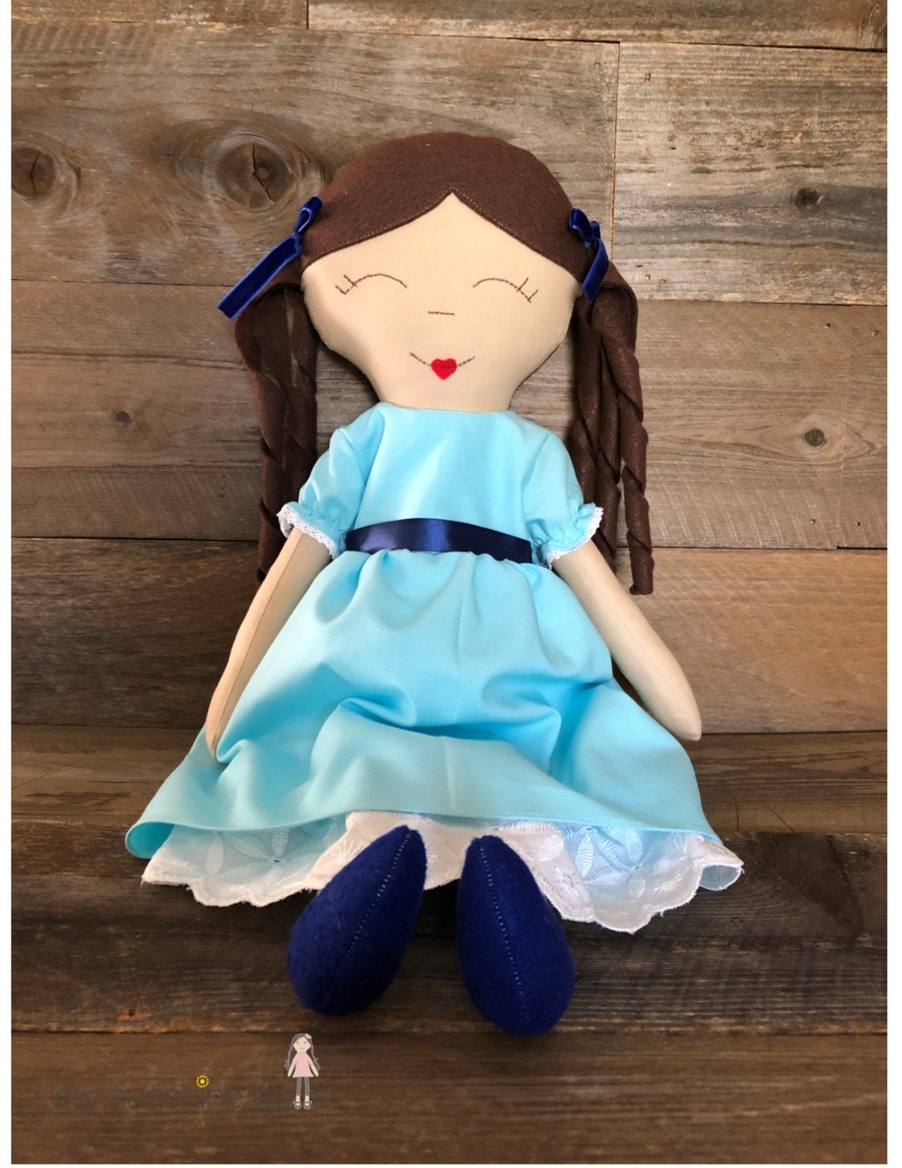 My Sunshine Dolls Cloth doll A Darling Doll 23" Cloth Doll Pattern Pixie Faire