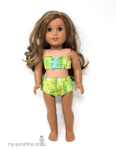 My Sunshine Dolls Cloth doll Coral Mermaid Doll 23" Cloth Doll Pattern Pixie Faire