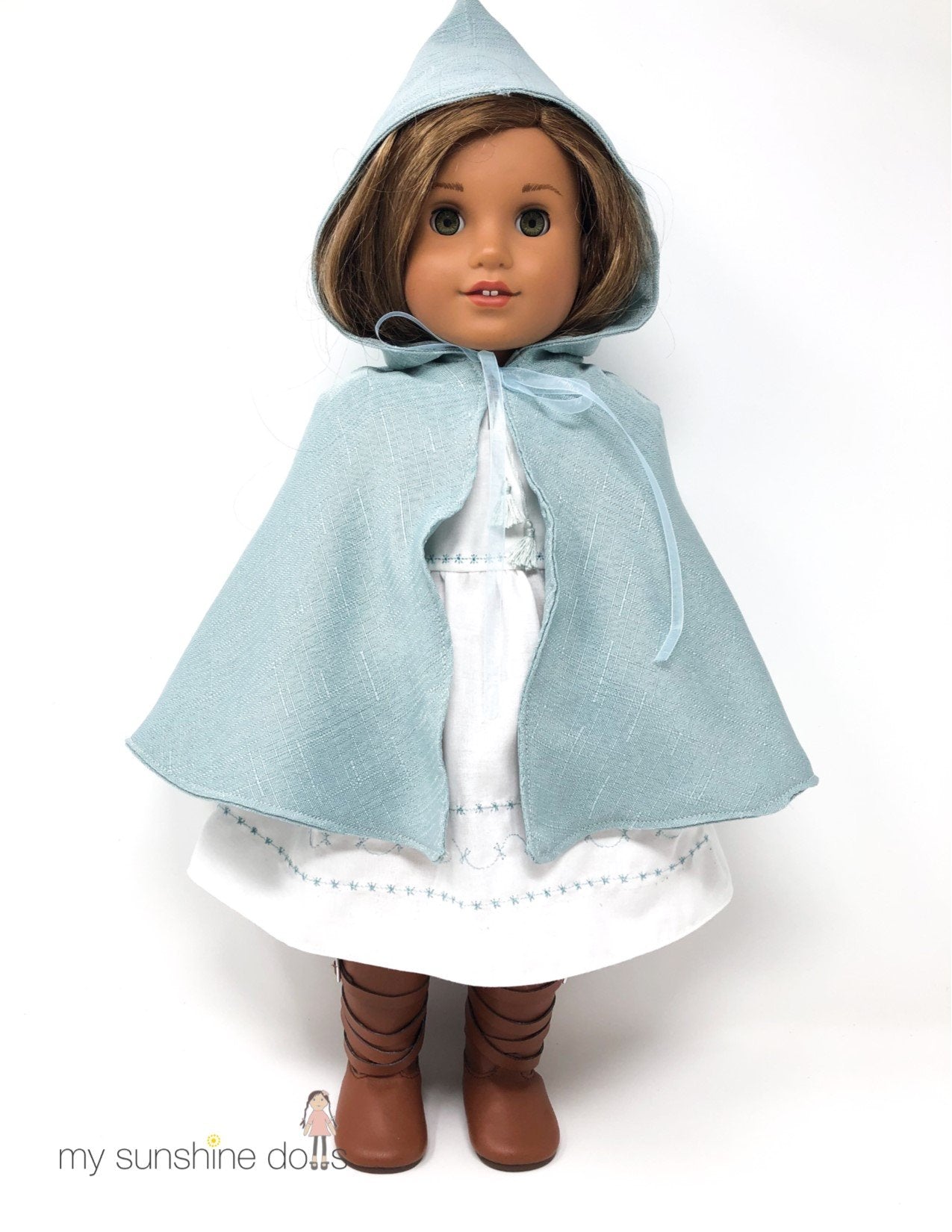 My Sunshine Dolls Cloth doll Ivory and Rosy Doll 23" Cloth Doll Pattern Pixie Faire