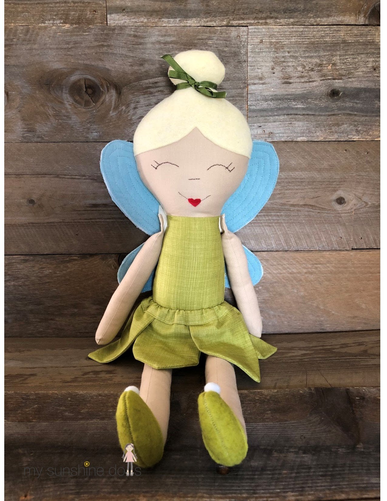 My Sunshine Dolls Cloth doll Pixieland Fairy 23" Cloth Doll Pattern Pixie Faire