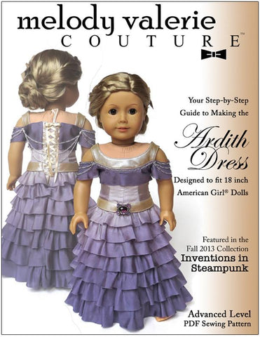 Melody Valerie Couture 18 Inch Modern Ardith Dress 18" Doll Clothes Pixie Faire