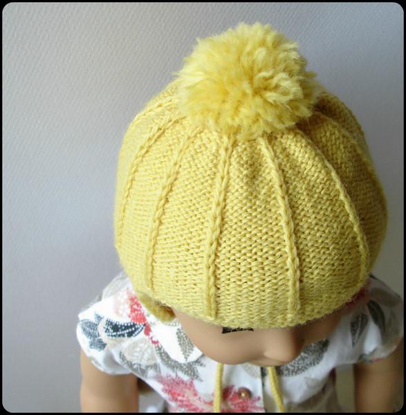 Qute Knitting Marigold Ear Flap Hat Knitting Pattern Pixie Faire