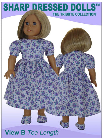 Sharp Dressed Dolls 18 Inch Modern The Marlene Dress 18" Doll Clothes Pattern Pixie Faire