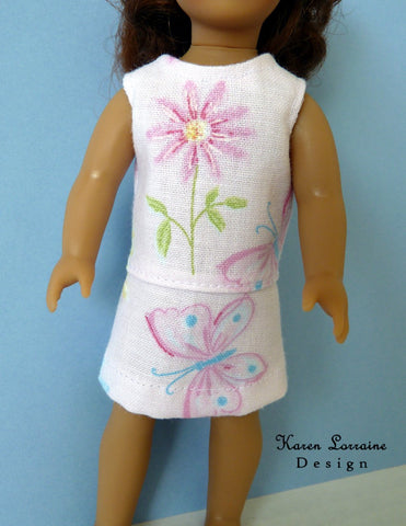 Karen Lorraine Design Barbie Meadow Dress for 6" Mini Dolls Pixie Faire