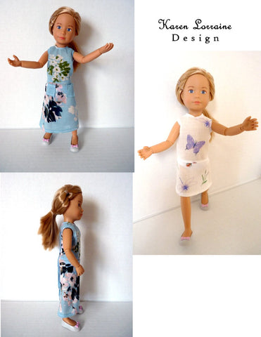 Karen Lorraine Design Barbie Meadow Dress for 9" - 12" Fashion Dolls Pixie Faire