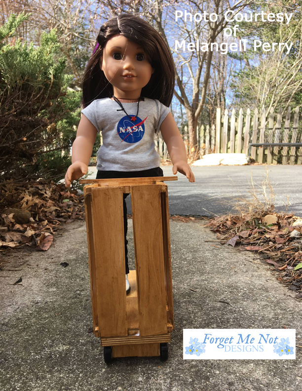 Forget Me Not Designs 18 Inch Historical Ready, Set, Go! Scooter 18" Doll Crafting Pattern Pixie Faire