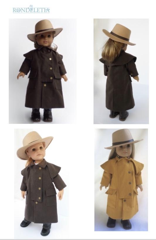 Rondeletia 18 Inch Modern Memories Of Australia 18" Doll Clothes Pattern Pixie Faire