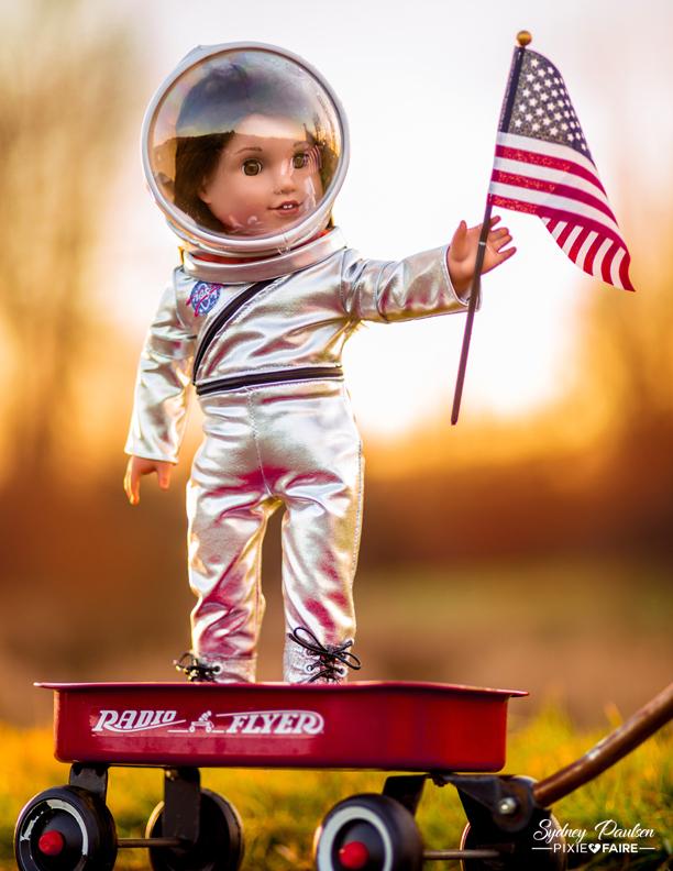 Forget Me Not Designs 18 Inch Modern Mercury Flightsuit 18" Doll Clothes Pattern Pixie Faire