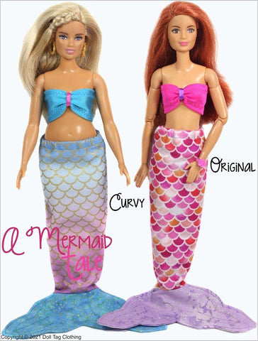 Doll Tag Clothing Barbie A Mermaid Tale for 11.5" Fashion Dolls Pixie Faire