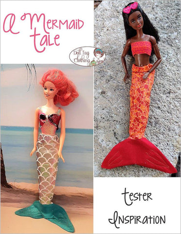 Doll Tag Clothing Barbie A Mermaid Tale for 11.5" Fashion Dolls Pixie Faire