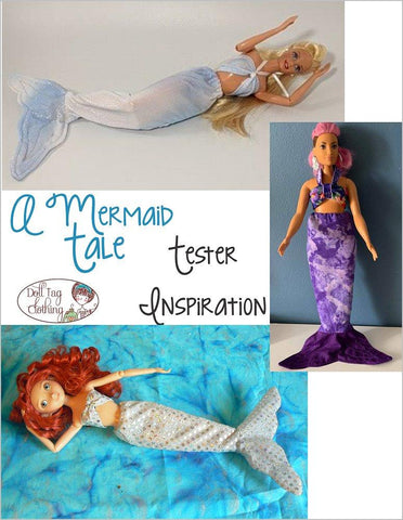 Doll Tag Clothing Barbie A Mermaid Tale for 11.5" Fashion Dolls Pixie Faire