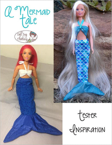 Doll Tag Clothing Barbie A Mermaid Tale for 11.5" Fashion Dolls Pixie Faire