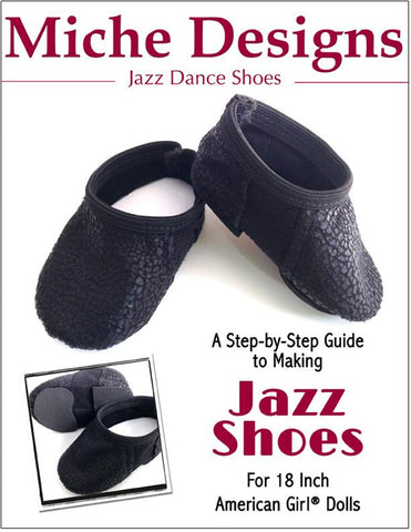 Miche Designs Shoes Jazz Dance 18" Doll Shoes Pixie Faire