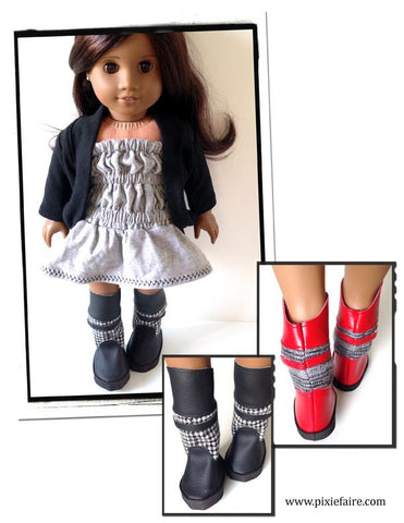 Miche Designs Shoes Over The Knee Boots 18" Doll Boots Pixie Faire