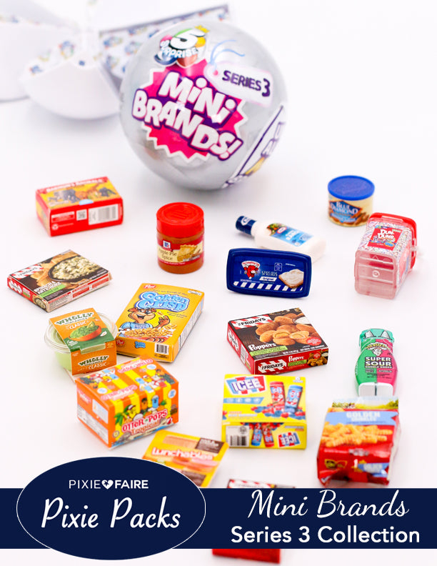 Buy 5 Surprise Mini Brands Mystery Capsule Real Miniature Brands