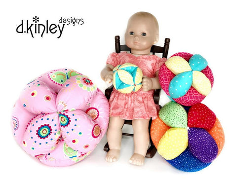 Dkinley Designs Bitty Baby/Twin Nonni's Baby Ball Accessory Pattern for Dolls and Kids Pixie Faire