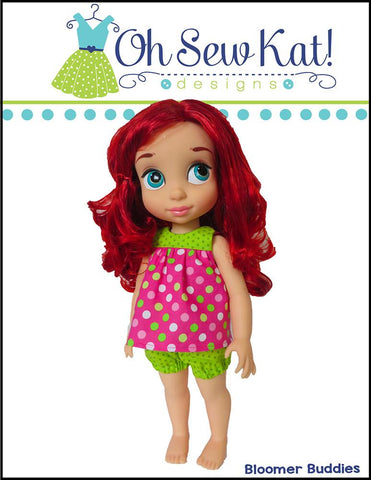 Oh Sew Kat Disney Doll Bloomer Buddies Pattern for Disney Animators' Dolls Pixie Faire