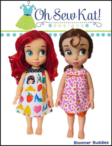 Oh Sew Kat Disney Doll Bloomer Buddies Pattern for Disney Animators' Dolls Pixie Faire