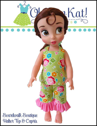 Oh Sew Kat Disney Animator Boardwalk Boutique Halter Top & Capris for Disney Animators' Dolls Pixie Faire