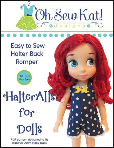 Oh Sew Kat Disney Doll HalterAlls for Dolls for Disney Animators' Dolls Pixie Faire