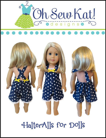Oh Sew Kat 18 Inch Modern HalterAlls for Dolls 18" Doll Clothes Pixie Faire