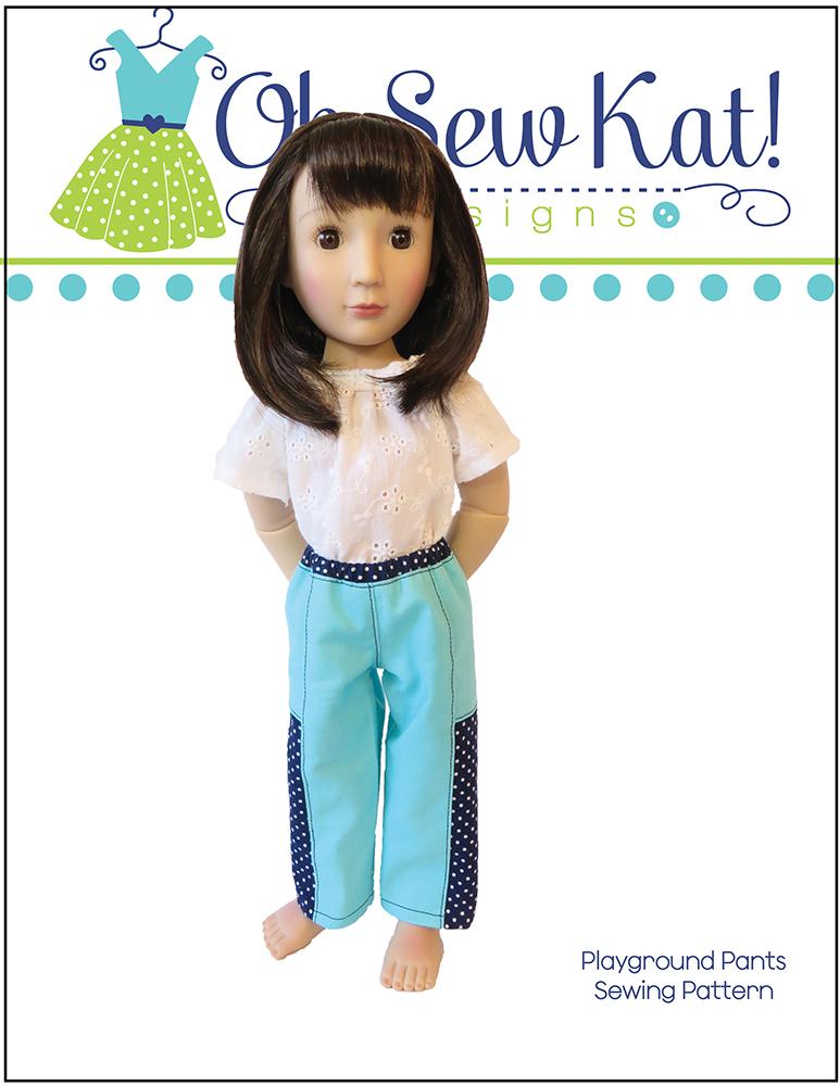 Oh Sew Kat A Girl For All Time Playground Pants Pattern For A Girl For All Time Dolls Pixie Faire