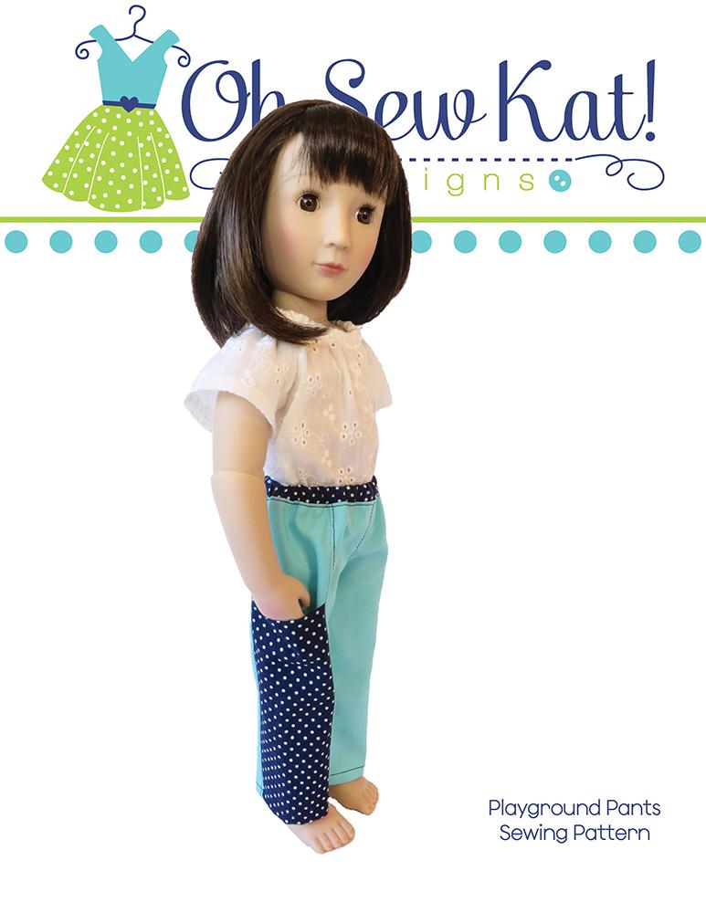 Oh Sew Kat A Girl For All Time Playground Pants Pattern For A Girl For All Time Dolls Pixie Faire