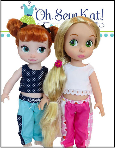 Oh Sew Kat Disney Animator Playground Pants for Disney Animator Dolls Pixie Faire