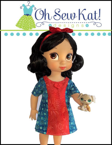 Oh Sew Kat Disney Doll Sunshine Dress Pattern for Disney Animator Dolls Pixie Faire