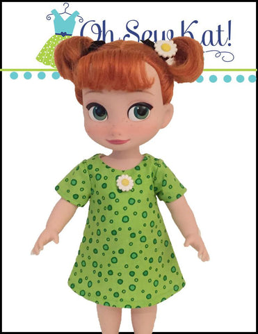 Oh Sew Kat Disney Doll Sunshine Dress Pattern for Disney Animator Dolls Pixie Faire