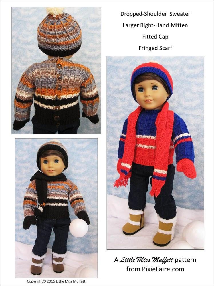 Little Miss Muffett Crochet One For The Boys Bundle Crochet Pattern Pixie Faire
