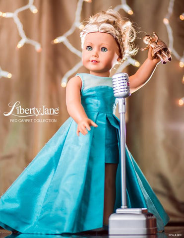 Liberty Jane 18 Inch Modern Opening Night Dress 18" Doll Clothes Pattern Pixie Faire