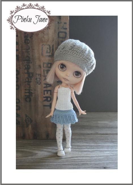 Pinku Jane Crochet Tank Top Doll Clothes Crochet Pattern For 12 Blythe™  Dolls