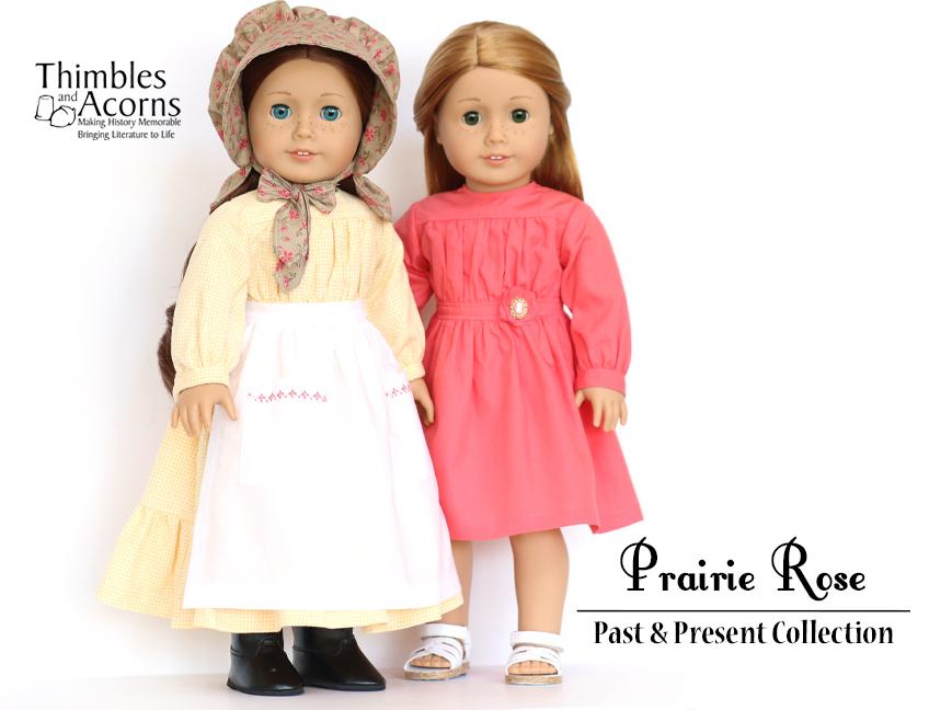 Thimbles and Acorns 18 Inch Historical Prairie Rose 18" Doll Clothes Pixie Faire