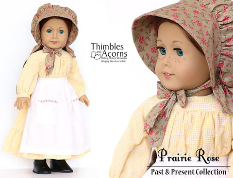 Thimbles and Acorns 18 Inch Historical Prairie Rose 18" Doll Clothes Pixie Faire