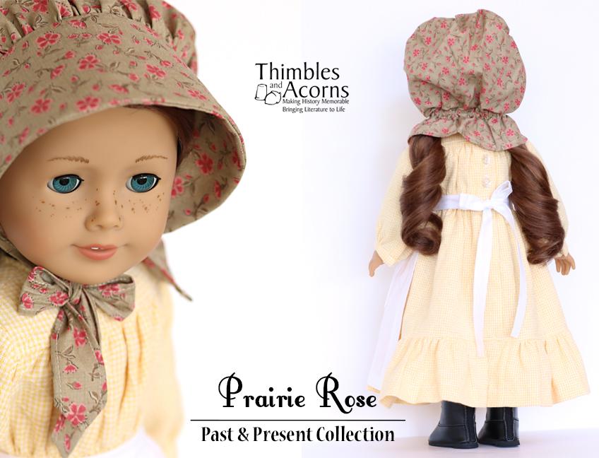 Thimbles and Acorns 18 Inch Historical Prairie Rose 18" Doll Clothes Pixie Faire