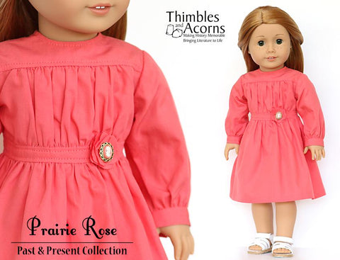 Thimbles and Acorns 18 Inch Historical Prairie Rose 18" Doll Clothes Pixie Faire