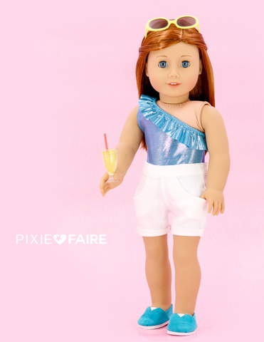 Peppermintsticks 18 Inch Modern Splash Zone 18" Doll Clothes Pixie Faire
