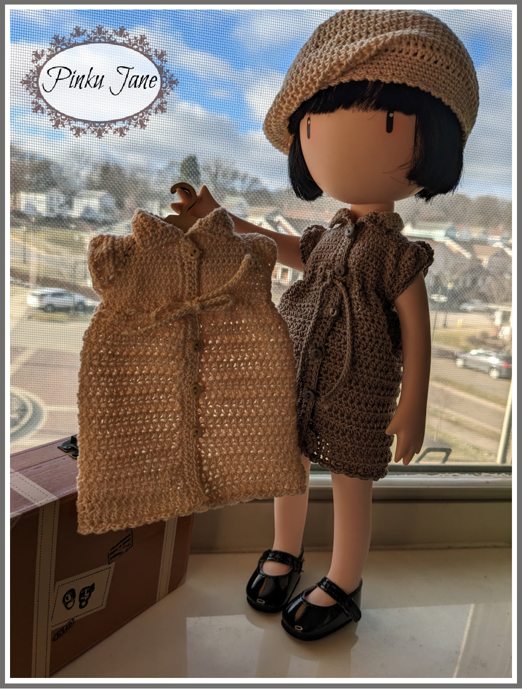 doll shirt dress Celebration Dress 3-Piece Outfit For 16