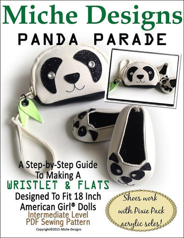 Miche Designs 18 Inch Modern Panda Parade Bundle 18" Doll Clothes Pixie Faire